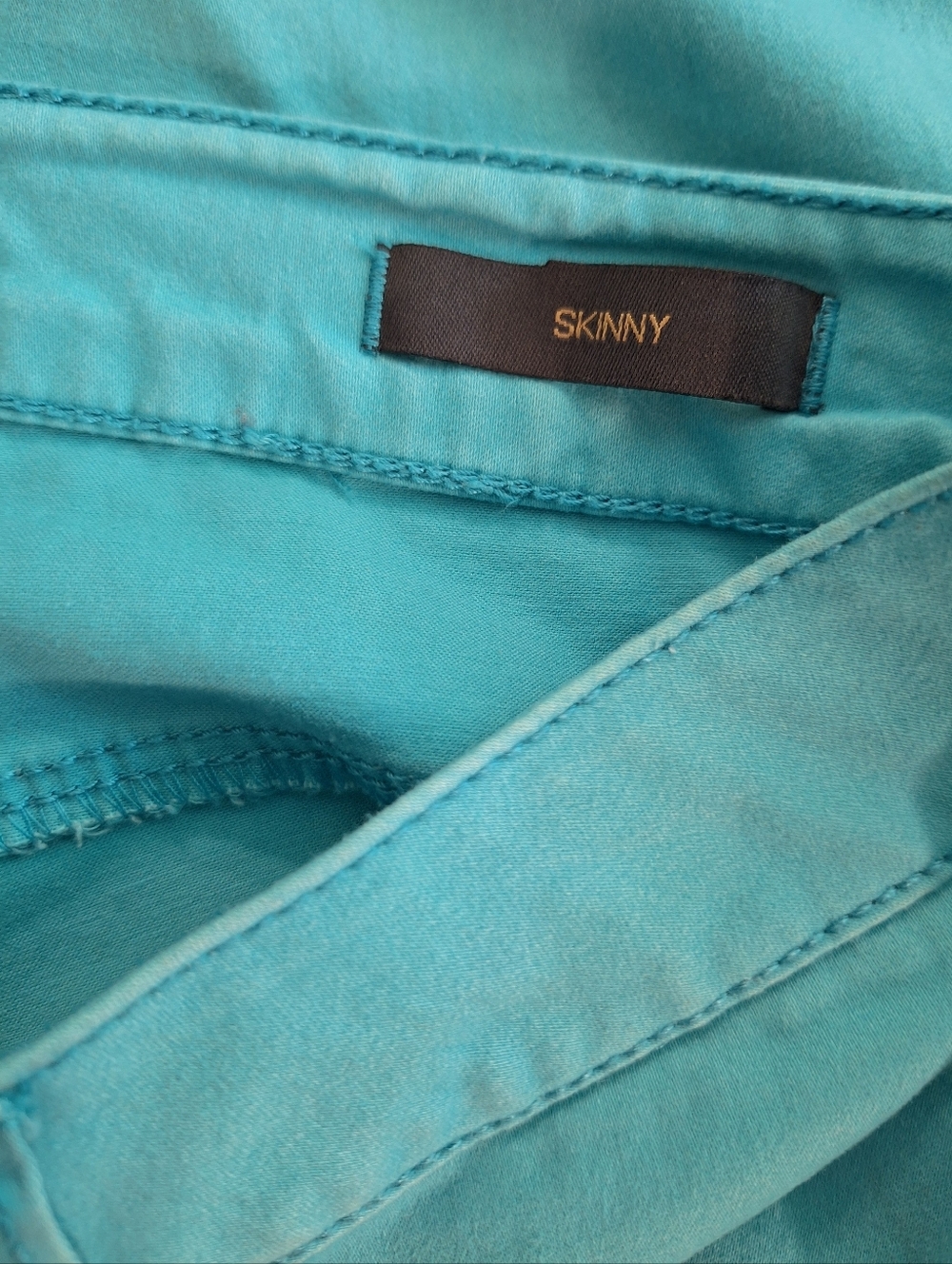 Jag Jeans Women's Teal High-Rise Skinny Jeans Sz 10 - Picture 5 of 6